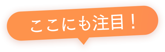 ここにも注目！