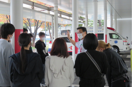 大学病院見学風景